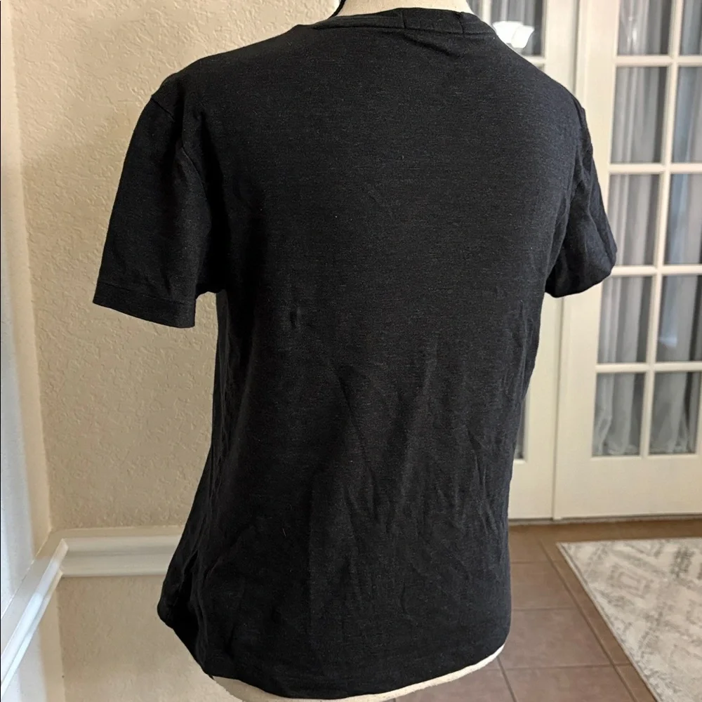 Polo Ralph Lauren custom fit gray marled jersey crewneck short sleeve Tee Size S